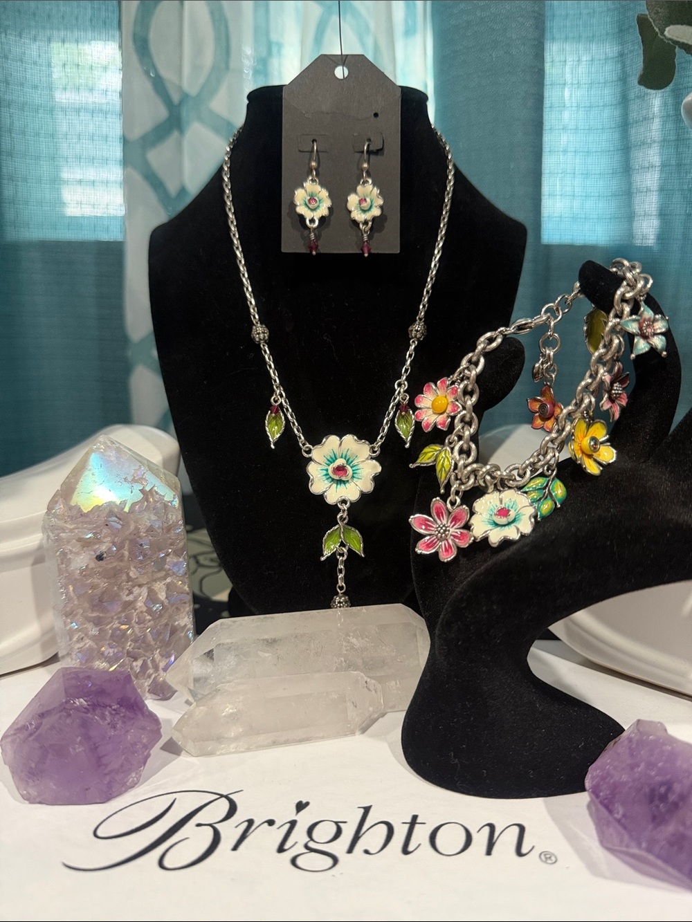 🩵🌸 VERY RARE SET! BRIGHTON VINTAGE ‘Pop Garden’ collection! MINT CONDITION!
